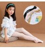 Children Bow Fishnet Pantyhose Summer Thin Girls Baby Leggings Trend Princess Socks Anti-mosquito Pants baby