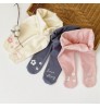 Q2-baby 3959 Comfortable Infants Toddlers Pantyhose Pants Newborn Baby Girl Leggings with Foot Cotton OEM Service Autumn Support