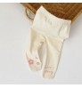 Q2-baby 3959 Comfortable Infants Toddlers Pantyhose Pants Newborn Baby Girl Leggings with Foot Cotton OEM Service Autumn Support