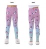 Factory OEM Custom Cartoon Print Super Soft Brushed Leggings Baby Kids Sports Leggings three sizes