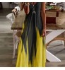 Sleeveless Printing Bohemian Casual Camisole Dress Colorful Cloth Strap Summer Sand Seaside Sexy Women Fashion Longuette Skirt