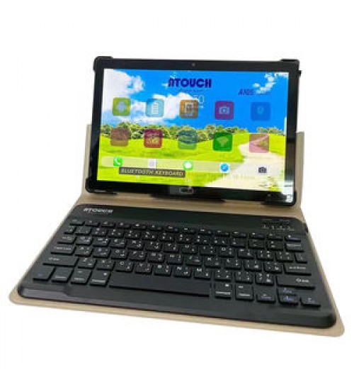 WIFI New Smart Tablet with 10.1 Inch Screen 4GB ram 128GB Tablet PC with Keyboard and Silicon Case Set