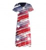 American Flag longuette USA Flag Skirt 2021Beach Maxi Dress