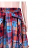 Amazon irregular fashion casual plus size womens all match plaid print short skirts