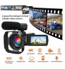 4K camcorder 56MP HD digital camera Wifi with microphone touch screen HD4KS-56M