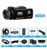 4K camcorder 56MP HD digital camera Wifi with microphone touch screen HD4KS-56M