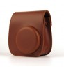 Instant Camera Case Compatible with Instax Mini 11 PU Leather Bag with Pocket and Adjustable Shoulder Strap