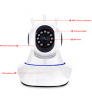 2020 Hot Sell Cheap Price 360 degree Home Indoor Wireless Cameras 720P Night Vision WiFi IP Camera