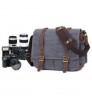 Most popular products china custom logo vintage canvas dslr waterproof storage camera messenger shoulder bag