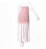 Knitwear manufacturers custom summer high waist stretch knit pleated women's long skirt