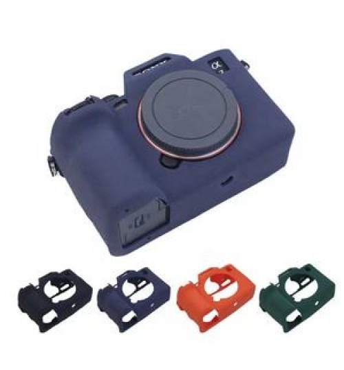 Silicone Camera Case Bag Cover for Sony A74 A7M4 A7IV A7R IV