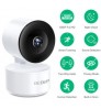 EDUP New Arrival 1080P HD 33ft Tuya Smart Home WiFi Wireless Camera IP Camera Indoor Network Tuya Camera With Night Vision