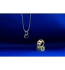 Cool refined colour change real gold necklace designer jewelry