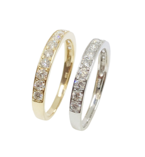 Japan good quality elegant design customised luxury 0.5ct diamond jewelry rings for women