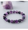 S0647 JIANDONG Natural Healing Amethyst Beaded Bracelet Wholesale Simple Men And Women's Charm Jewelry Bracelet