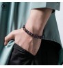 S0647 JIANDONG Natural Healing Amethyst Beaded Bracelet Wholesale Simple Men And Women's Charm Jewelry Bracelet