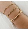 High End 18K Gold Plated Stainless Steel Bracelet for Women Link Chain Bracelet 2020 Jewelry Wholesale