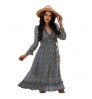 Hot Sale Breathable Long Sleeves Dress For Casual Life Women Longuette For Summer