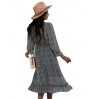 Hot Sale Breathable Long Sleeves Dress For Casual Life Women Longuette For Summer