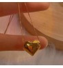 Luxury Fashion Pure 18K Gold Pendants Necklace Women Ladies Bridal Engagement Wedding Jewelry