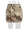 X05201C 2022 hot sale Summer women camouflage skirts