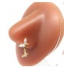 Gaby New design nose piercing rabbit nose ring stainless steel nose studs wholesale body piercing jewelry