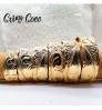 Cring CoCo Gold Plated 14k Polynesian jewelry wholesale Bangles Chian Brown Pearl Hawaiian Bracelets Hawaiian jewelry