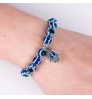 Fashion Blue Eye Evil Fatima Hand Bracelets for Women Beads Bracelet Vintage Jewelry