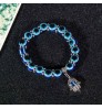 Fashion Blue Eye Evil Fatima Hand Bracelets for Women Beads Bracelet Vintage Jewelry