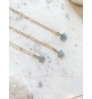 2020 custom fashion natural druzy stone 18k gold 925 sterling silver moon star crystal pendant necklace for women jewelry