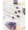 2020 custom fashion natural druzy stone 18k gold 925 sterling silver moon star crystal pendant necklace for women jewelry