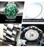 Watch Luxury Brand OLEVS 5885 Men Business Wrist Watch Men Fashion Business Chronograph Quartz Watch Supplier In China