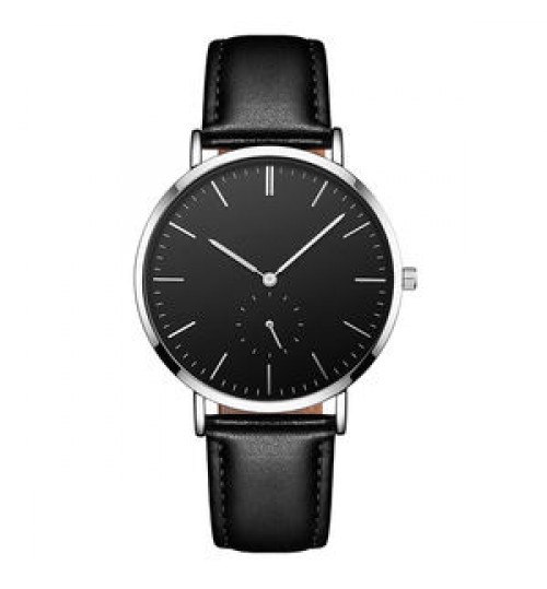 High Quality Oem Leather Strap Custom Logo Mens Watches