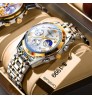 Wholesales Strap Luxury Mens Watches Luminous 30M Waterproof Chronograph Quart Watches Men Wrist