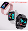 Waterproof Y68 Smartwatch Sport Fitness Tracker Smart Bracelet Blood Pressure Heart Rate D20 Men Women Smart Watches