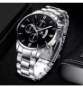 Factory Wholesale Reloj Hombre Alloy Men Watches Luxury Stainless Steel Watched Men Wrist Watches For Men