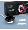 ZIUXI 2022 Hot Sell Z37 Smartwatch Series 7 Wireless Charging IP68 Waterproof Rotary Button Z Seri Smart Watch