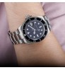 Custom Casual Luxury Brand 20ATM Waterproof Professional Stainless Steel Strap Automatic Men Diver Quartz Dive Watch