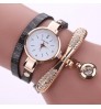 Luxury Leather Cute Charm Quartz Watch Women Ladies Casual Crystal Fashion Bracelet Wrist Watch relogio feminino female