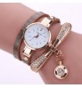 Luxury Leather Cute Charm Quartz Watch Women Ladies Casual Crystal Fashion Bracelet Wrist Watch relogio feminino female