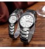 Wlisth brands tungsten steel cheap quartz watches fashion reloj couple watches set luminous watches for men and woman