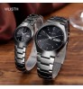 Wlisth brands tungsten steel cheap quartz watches fashion reloj couple watches set luminous watches for men and woman