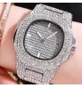 Mens Watches Top Brand Luxury Iced Out Watch Hip Hop Gold Diamond Watch for Men Square Quartz Waterproof Wristwatch Relogio