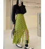 Bettergirl 2022 Summer Fashion Women A Line Skirts Hollow Out Embroidery Patch Worked Casual Tassel Long Skirt