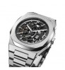 watch manufacturer luxury private label men watches stainless steel case/bracelet automatic movement skeleton watch