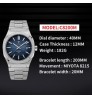 CADISEN C8200 40mm New Design Wristwatch Retro Luxury Sapphire MIYOTA 8215 Automatic Mechanical Watches 10Bar Luminous Men Watch