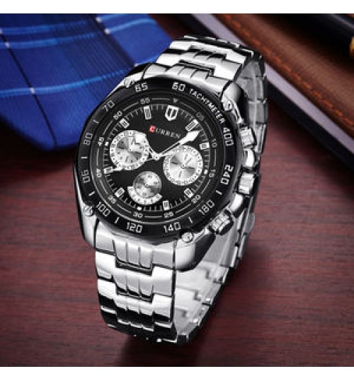 Hot Selling Mens Watches Full Alloy Band Watches for Men Business Classic Trendy Fashion Mens Watch Sport Wristwatch