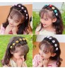 Princess Hair Accessories Cute Kids Girls Flower Head Band Clip Headbands New Stylish Hair Bands With Hair Clip