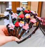 Princess Hair Accessories Cute Kids Girls Flower Head Band Clip Headbands New Stylish Hair Bands With Hair Clip