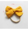 28 Colors Lovely Baby Girls Boys Headband Solid Color Print Bowknot Hairband Headwrap Hair Accessories